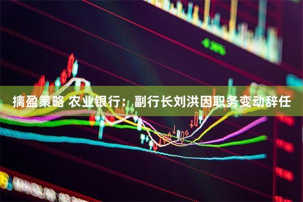 摛盈策略 农业银行：副行长刘洪因职务变动辞任