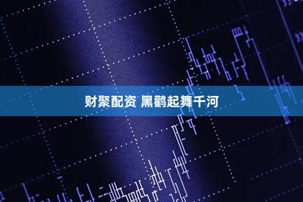 财聚配资 黑鹳起舞千河